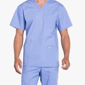 Cherokee Scrubs for Men Workwear Professionals V-Neck Four-Pocket Scrub Top